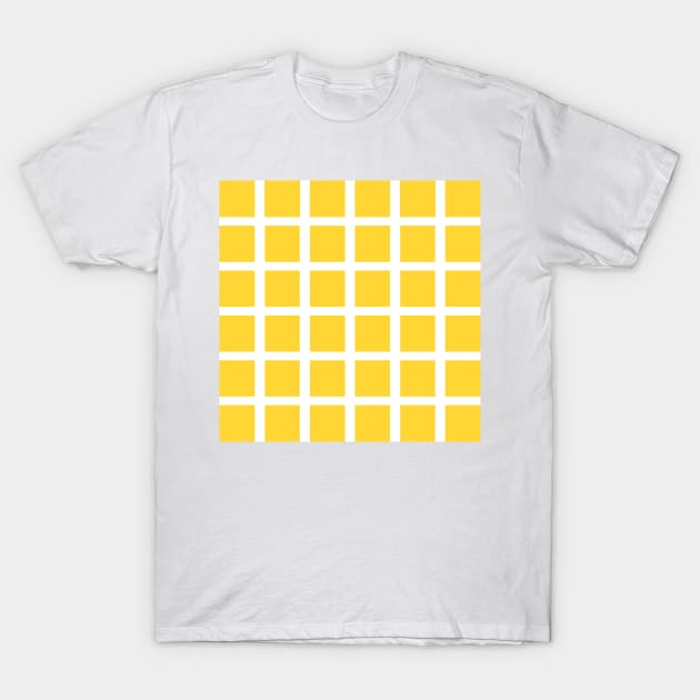 Grid Optical Illusion T-Shirt by TheDaintyTaurus